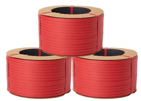 PP STRAPPING  SIZE: 15 MM. 8 KG. (สีแดง)